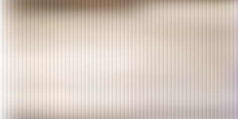 Brown beige orange ribbed glass. Vector ribbed glass texture background. Mesh gradient. acrylic ribbed bath surface. Reeded glass background semitransparent overlay. Bath wall window © rezel