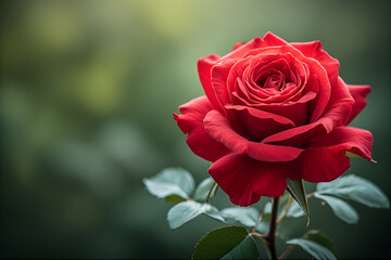 Red Rose Close Up &ndash; Romantic Floral Detail