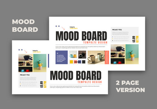 Creative Branding Mood Board Template