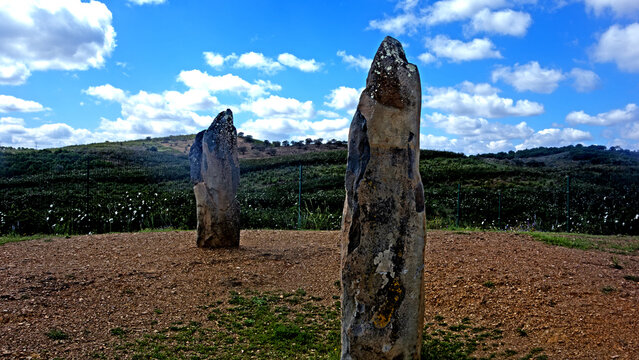 Menire von Lavajo nahe Afonso Vicente, Algarve