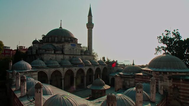 Sokullu Mehmet Pasa Mosque and Courtyard in Istanbul