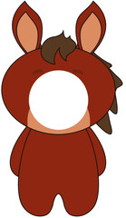 동물말(기본테두리얼굴합성)