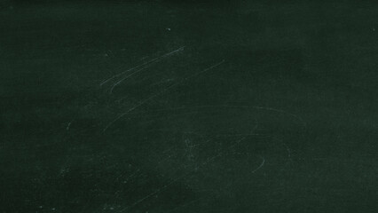 Green chalkboard texture with subtle chalk dust and worn surface. Classic school blackboard background ideal for education designs, menus, typography, posters and mockups. © The Stock King