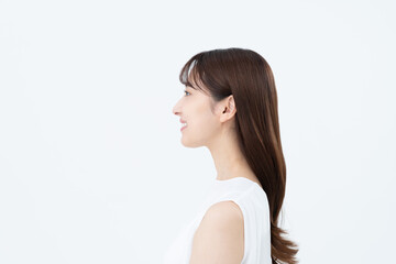 若い女性のビューティ