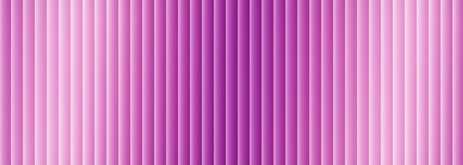 Obraz premium Abstract vertical pink and purple gradient striped background featuring symmetrical repeating lines creating a visual texture perfect for modern digital art on white background