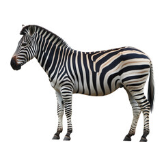 Zebra illustration isolated on transparent background