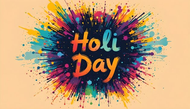 Vibrant Holi Festival Celebration Colors
