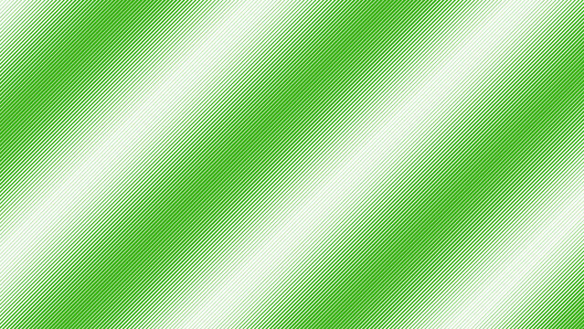 Bright green and white diagonal stripes texture with gradient isolated on transparent background