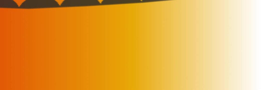 Abstract orange and yellow vector background with light texture and blank banner space - warm luxury animation