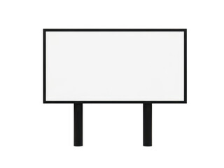Minimalist tv icon isolated on transparent background