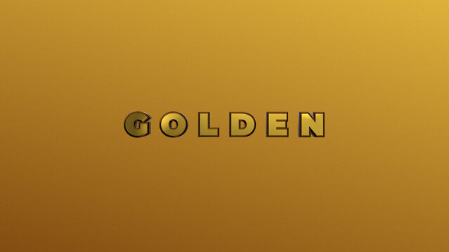 Golden 3D Cinematic Text Intro Title Animation