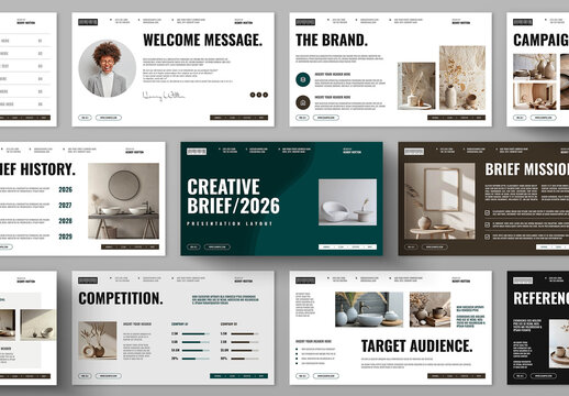 Modern Creative Brief Presentation Layout