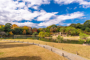 東京都文京区 秋晴れの六義園