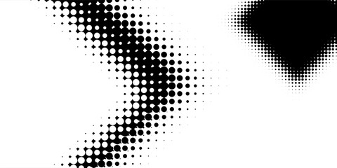 Halftone faded gradient texture. Grunge halftone grit background. White and black sand noise wallpaper.