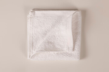 Folded Towels Photography of white, blue, green, grey, pink, baby pink, violet, purple, burgundy, red, dark grey, brown, ivory, brick color on White Background.