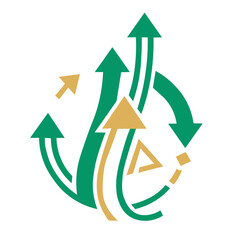 colorful arrows background