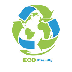 recycling symbol vector illustration