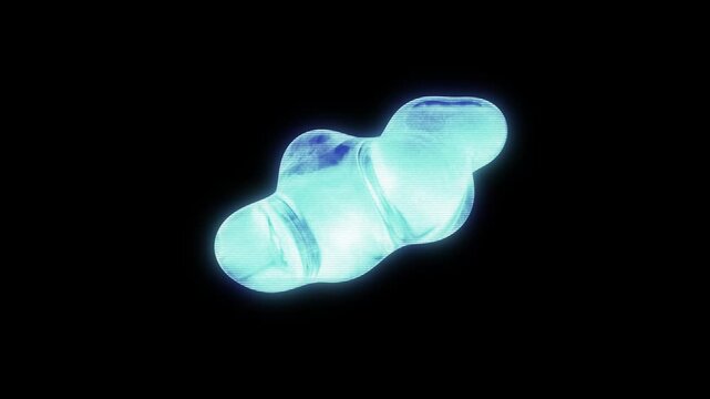 CRT Metaball Abstract Loop 04 Alpha