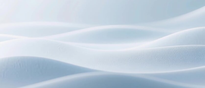 A smooth blue wave pattern with soft flowing lines and a liquid silk texture creates an abstract art backdrop featuring a light grey motion curve design for a vector wallpaper illustration