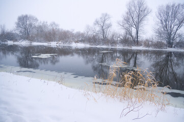winter river