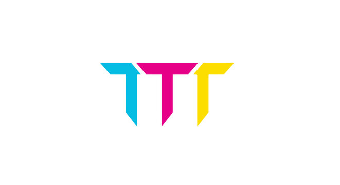 Colorful TTF Lettering Design Element.