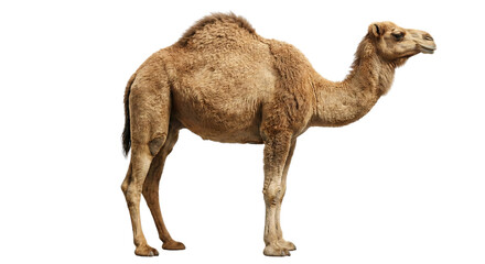 Camel standing proudly with majestic posture and calm expression
