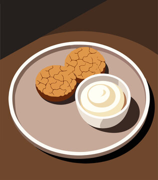 pastries vector