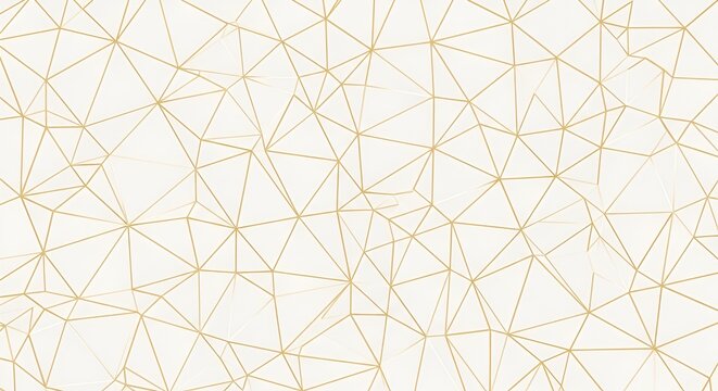 abstract geometric gold lines on white background