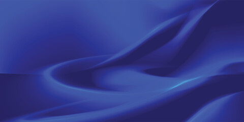 Fototapeta premium Abstract blue glowing lines with dark gradient background. minimal polygon elegant, Digital ads