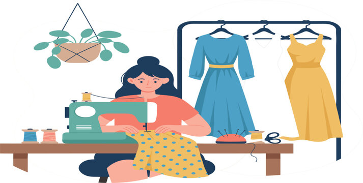 Fashion Design Sewing Machine Concept Images  Browse 19,491 Stock Photos,  Vectors, and Video | Adobe Stock