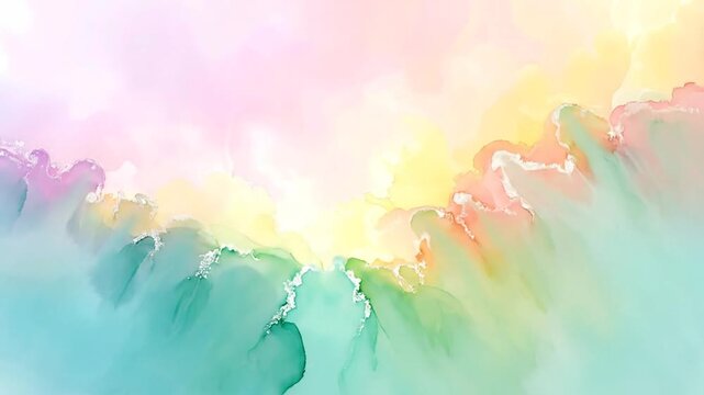 Abstract watercolor background with pastel colors, perfect for artistic and creative projects.