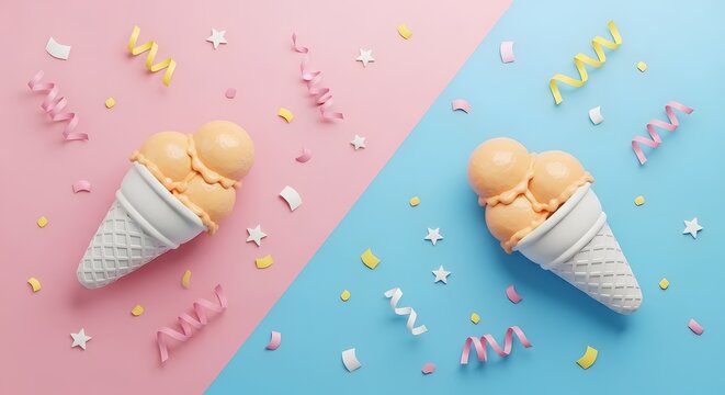 Paper Split Background