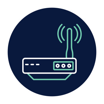 Wi-fi Router vector, pixel perfect, illustrator file 
