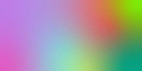 A vibrant gradient blend of colors seamlessly transitioning from purple to red to green