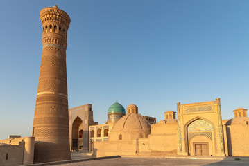 Fototapeta premium Early morning in the historical center of Bukhara. Republic of Uzbekistan