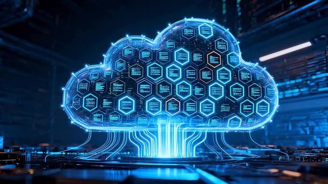 Cloud computing data storage visualization