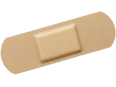 Adhesive bandage isolated on transparent background