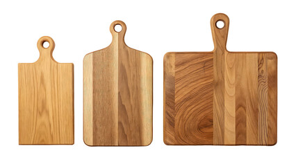 set of wooden cutting board ,png