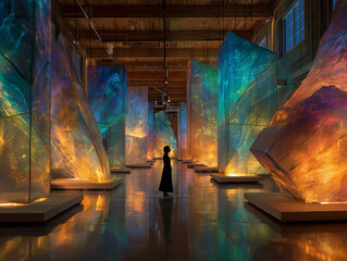 プロジェクションによる没入型美術館