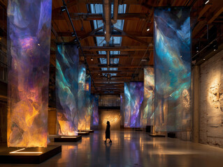 プロジェクションによる没入型美術館