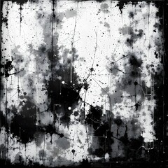 추상적인 흑백 그룬지 왜곡 텍스처 배경, 불량 복사 얼룩 스캐너의 텍스처 오버레이 효과, 먼지와 스크래치가 있는 흑백 그레인 배경