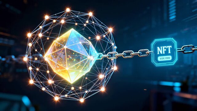 Digital NFT blockchain network