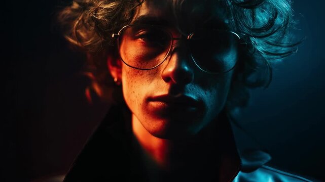 Dynamic medium shot using varied camera angles to explore creative portrait perspectives and storytelling