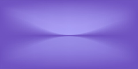 Obraz premium Abstract gradient podium background. Violet, purple and lilac empty 3d studio backdrop. Clean scene for product presentation mockup template. Vector illustration