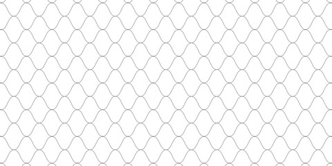 Curved net pattern. Seamless design for sportswear or equipment like soccer goals, volleyball nets, basketball hoops, hockey nets, and athletic gear © Dion