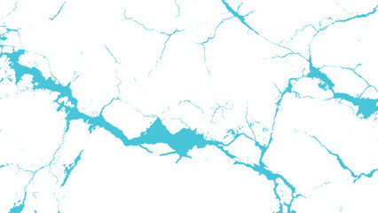 Blue waterway network on white background illustration © Ageless Artistry