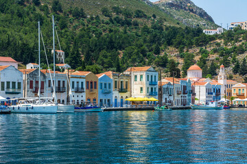 Obraz premium The Kastellorizo Island view in Greece