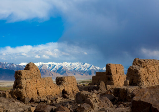 Ruins Of Tashkurgan Fort, Tashkurgan, Xinjiang Uyghur Autonomous Region, China