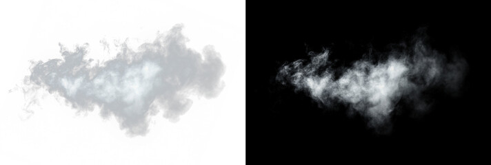 Naklejka premium Soft smoke overlay PNG transparent atmospheric texture