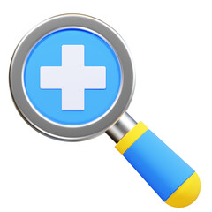 Fototapeta premium 3D Zoom In Icon